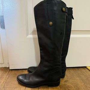 SSam Edelmon Black Riding boots.
